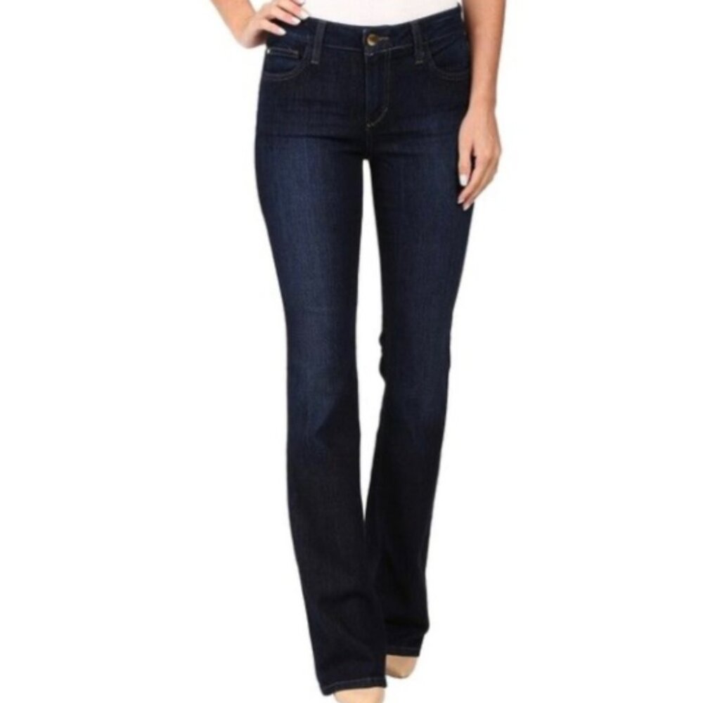 Joe’s Jeans Icon Mid Rise Bootcut Jeans – Lisa Wash – Dark Blue – Like NEW